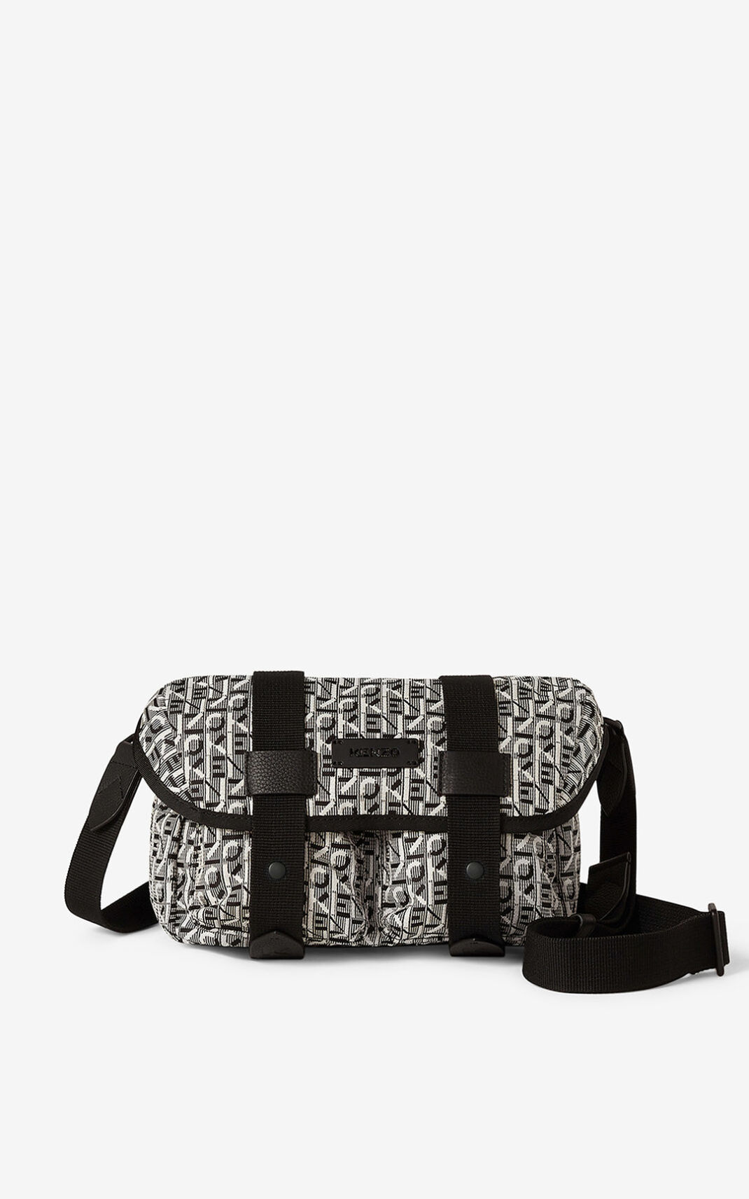 Kenzo Courier jacquard Riñonera Hombre Gris | 4859236-ZG